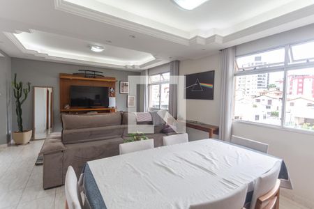 Sala de apartamento à venda com 3 quartos, 110m² em Grajaú, Belo Horizonte