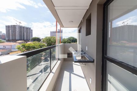 Varanda da Sala de apartamento à venda com 1 quarto, 38m² em Jardim Trussardi, São Paulo