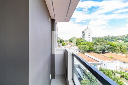 Varanda de apartamento à venda com 1 quarto, 36m² em Jardim Trussardi, São Paulo