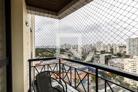 Varanda da Sala de apartamento à venda com 2 quartos, 84m² em Vila Alexandria, São Paulo