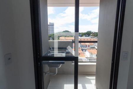 Varanda da Sala de apartamento à venda com 1 quarto, 37m² em Jardim Trussardi, São Paulo