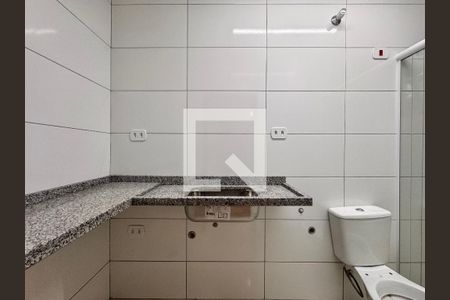 Banheiro de apartamento para alugar com 1 quarto, 12m² em Jardim, Santo André