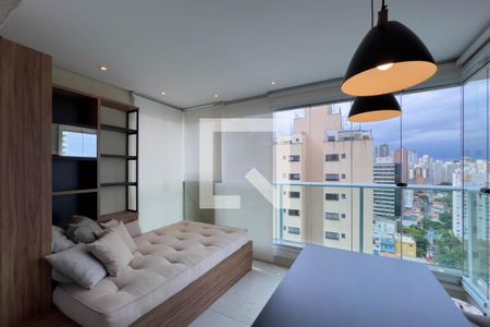 Varanda de kitnet/studio à venda com 1 quarto, 40m² em Paraíso, São Paulo