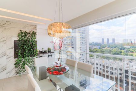 Varanda Gourmet de apartamento à venda com 3 quartos, 86m² em Santo Amaro, São Paulo