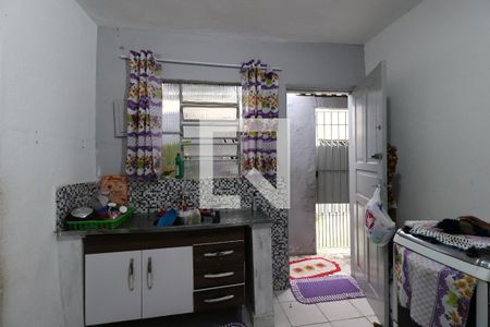 Sala/Cozinha de casa para alugar com 1 quarto, 35m² em Parque João Ramalho, Santo André