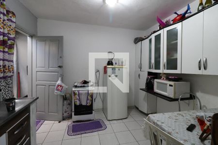 Sala/Cozinha de casa para alugar com 1 quarto, 35m² em Parque João Ramalho, Santo André