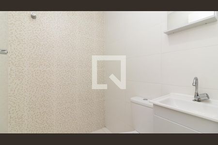 Banheiro de apartamento à venda com 1 quarto, 31m² em Vila Guilhermina, São Paulo