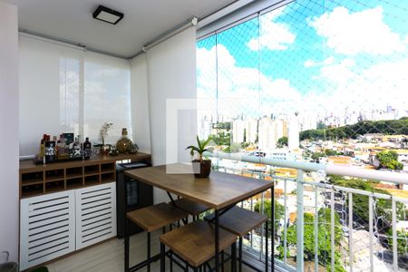 Varanda da Sala de apartamento à venda com 2 quartos, 65m² em Jardim Vazani, São Paulo