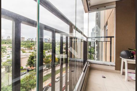 Varanda gourmet de apartamento à venda com 2 quartos, 62m² em Alphaville Residencial Um, Barueri