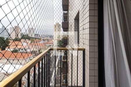 sacada da sala de apartamento à venda com 3 quartos, 90m² em Vila Moinho Velho, São Paulo