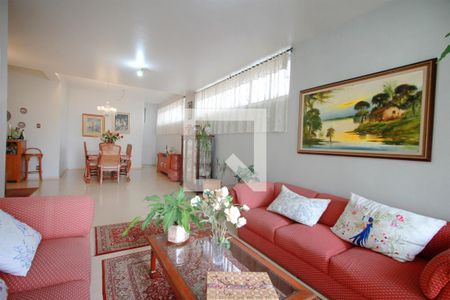 Extensão sala de apartamento à venda com 4 quartos, 250m² em Santo Antônio, Belo Horizonte