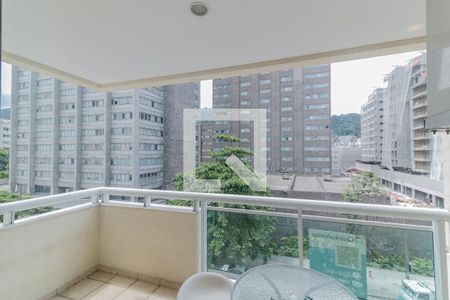 Varanda da Sala de apartamento para alugar com 2 quartos, 75m² em Botafogo, Rio de Janeiro