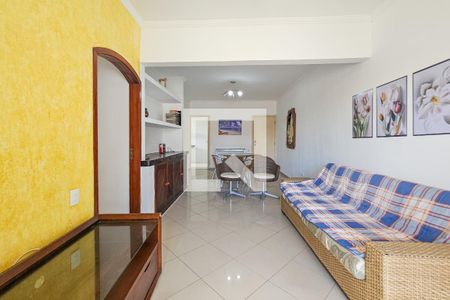 Sala de apartamento para alugar com 2 quartos, 135m² em Vila Julia, Guarujá