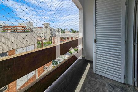 Varanda  de apartamento para alugar com 2 quartos, 135m² em Vila Julia, Guarujá