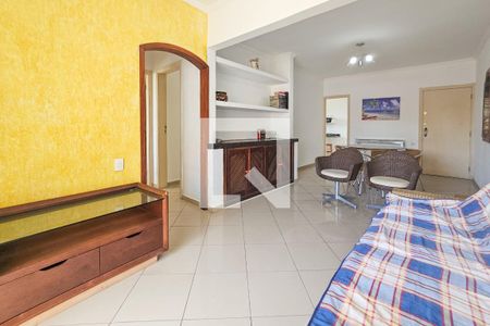 Sala de apartamento para alugar com 2 quartos, 135m² em Vila Julia, Guarujá