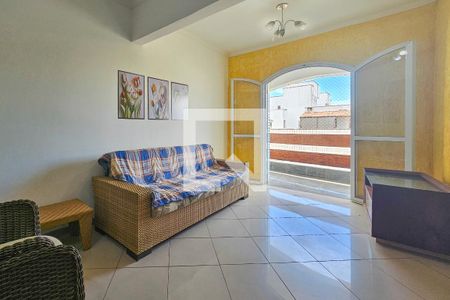 Sala de apartamento para alugar com 2 quartos, 135m² em Vila Julia, Guarujá