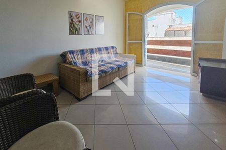 Sala de apartamento para alugar com 2 quartos, 135m² em Vila Julia, Guarujá