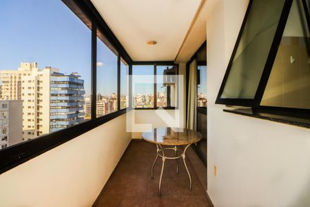 Varanda da Sala de apartamento para alugar com 1 quarto, 48m² em Moinhos de Vento, Porto Alegre