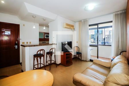 Sala de apartamento para alugar com 1 quarto, 48m² em Moinhos de Vento, Porto Alegre