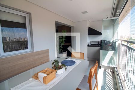 Sala de Jantar - Varanda Gourmet de apartamento à venda com 2 quartos, 74m² em Santo Amaro, São Paulo