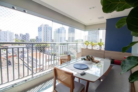 Sala de Jantar - Varanda Gourmet de apartamento à venda com 2 quartos, 74m² em Santo Amaro, São Paulo