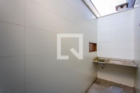 Área externa da sala de apartamento à venda com 2 quartos, 60m² em Vila Alzira, Santo André