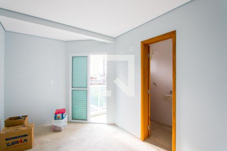 Quarto 1 - Suíte de apartamento à venda com 2 quartos, 60m² em Vila Alzira, Santo André