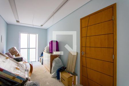 Sala de apartamento à venda com 2 quartos, 60m² em Vila Alzira, Santo André