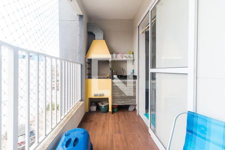 Varanda da Sala de apartamento para alugar com 2 quartos, 56m² em Jardim Sao Pedro, Mogi das Cruzes