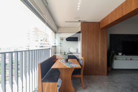 Varanda Gourmet  de apartamento à venda com 3 quartos, 80m² em Chácara Seis de Outubro, São Paulo