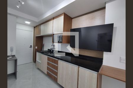 Sala/Cozinha de apartamento para alugar com 1 quarto, 32m² em Vila Gumercindo, São Paulo