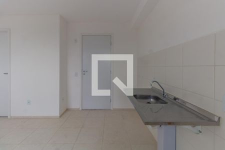 Cozinha de apartamento à venda com 2 quartos, 35m² em Conjunto Habitacional Teotonio Vilela, São Paulo