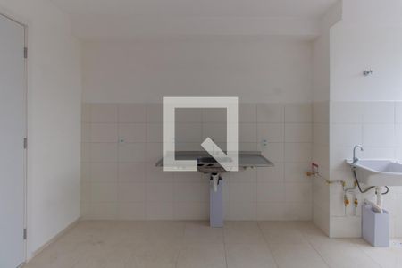 Cozinha de apartamento à venda com 2 quartos, 35m² em Conjunto Habitacional Teotonio Vilela, São Paulo