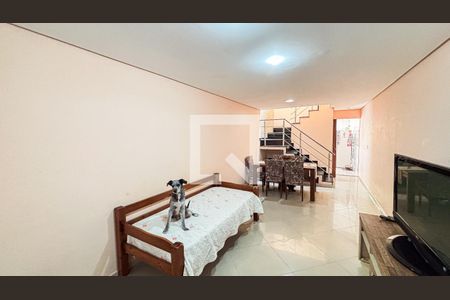 Sala - Sala de Jantar de casa à venda com 3 quartos, 111m² em Parque Erasmo Assunção, Santo André