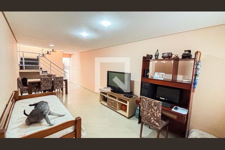 Sala - Sala de Jantar de casa à venda com 3 quartos, 111m² em Parque Erasmo Assunção, Santo André