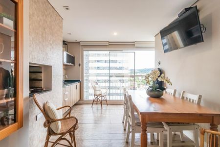 Varanda Gourmet de apartamento à venda com 3 quartos, 107m² em Empresarial 18 do Forte, Barueri