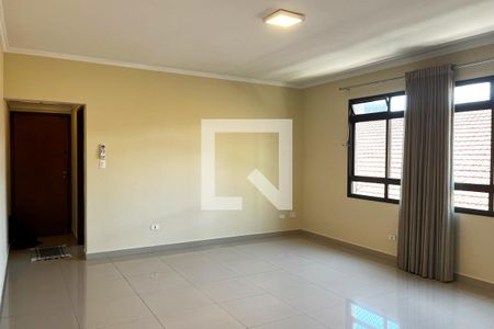 Sala de apartamento para alugar com 3 quartos, 120m² em Marapé, Santos