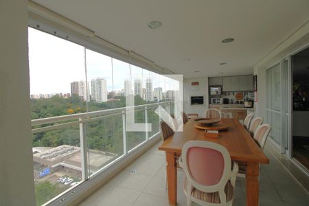 Varanda de apartamento à venda com 4 quartos, 267m² em Jurubatuba, São Paulo