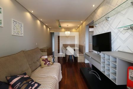 Sala de apartamento à venda com 2 quartos, 72m² em Vila Príncipe de Gales, Santo André