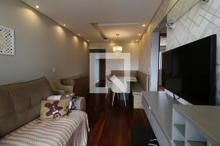 Sala de apartamento para alugar com 2 quartos, 72m² em Vila Príncipe de Gales, Santo André