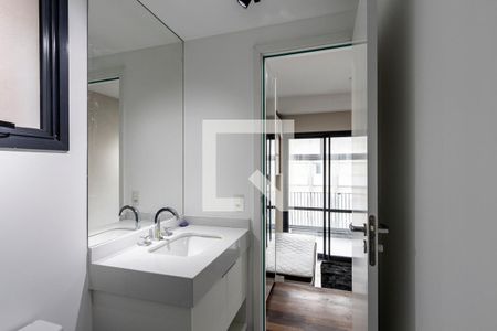 Studio para alugar com 30m², 1 quarto e sem vaga Studio para alugar com 30m², 1 quarto e sem vagaBanheiro