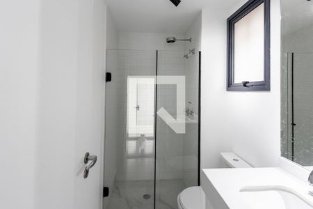 Studio para alugar com 30m², 1 quarto e sem vaga Studio para alugar com 30m², 1 quarto e sem vagaBanheiro