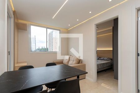 Sala de apartamento para alugar com 2 quartos, 34m² em Jardim Caravelas, São Paulo