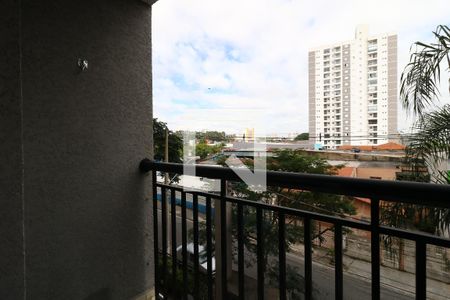 Varanda da Sala de apartamento à venda com 2 quartos, 50m² em Vila Metalúrgica, Santo André