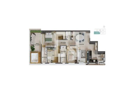 Apartamento à venda com 2 quartos, 97m² em Santo Antônio, Belo Horizonte