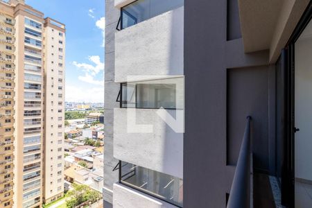 Sala e Quarto - Sacada de apartamento para alugar com 1 quarto, 26m² em Santana, São Paulo