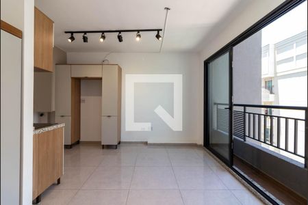 Sala e Quarto de apartamento para alugar com 1 quarto, 26m² em Santana, São Paulo