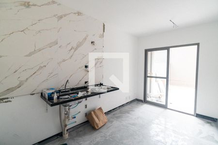 Sala/Cozinha de apartamento para alugar com 1 quarto, 53m² em Jardim Prudência, São Paulo