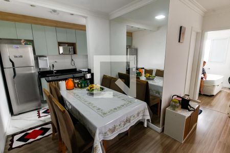 Detalhe Sala de apartamento à venda com 2 quartos, 52m² em Jardim Monte Alegre, Taboão da Serra