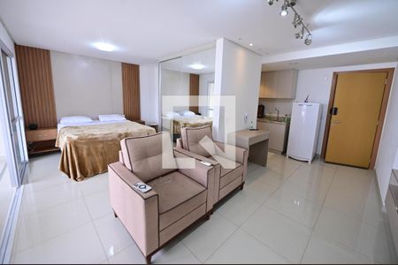 Sala/Quarto de apartamento para alugar com 1 quarto, 47m² em Setor Oeste, Goiânia